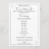 Anemoon op wit programmakaart (Voorkant)