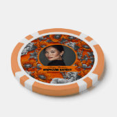 Anemoon Thema Vrouwen Verjaardag Modern Poker Chips (Enkel)