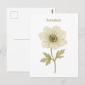 Anemoon — Verlaten Briefkaart (Voorkant / Achterkant)