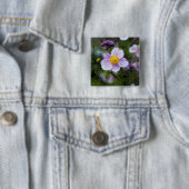Anemoon Vierkante Button 5,1 Cm (In situ)