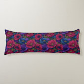 Anemoonprint Eettafeldecor Victoriaanse Wig Lichaamskussen (Voorkant)