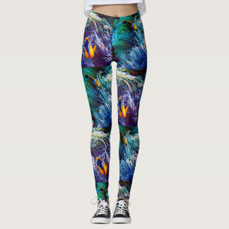 Anemoonvis en koraalzeeanemoon leggings