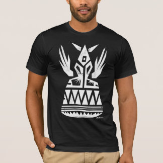 Anent Abstract symbool met vleugels T-shirt