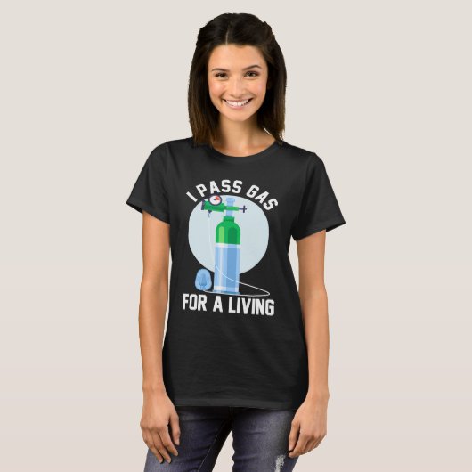 Anesthesia Doctor Anesthesiologist I Pass Gas For  T-shirt (Voorkant volledig)