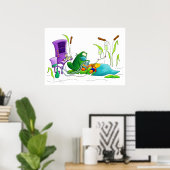 Anesthesia Frog Art Print (Thuiskantoor)