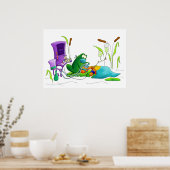Anesthesia Frog Art Print (Keuken)
