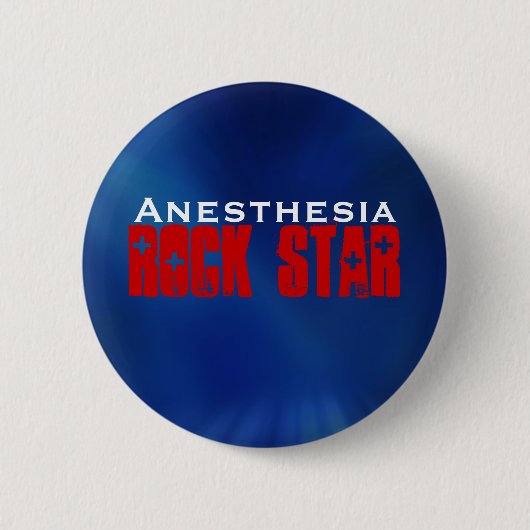Anesthesia RockStar Ronde Button 5,7 Cm (Voorkant)