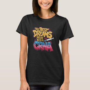 Anesthesie Arts CRNA Nurse Design Anesthesiologie T-shirt