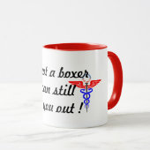 anesthesie breekt medische arts uit pun grappig mok (Voorkant rechts)