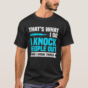 Anesthesie CRNA Verpleegkundig Anesthesist & Anest T-shirt