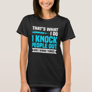 Anesthesie CRNA Verpleegkundig Anesthesist & Anest T-shirt