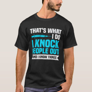 Anesthesie CRNA verpleegkundige anesthesist & anes T-shirt