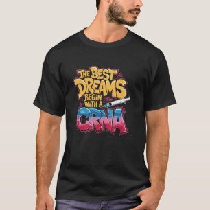 Anesthesie Dokter CRNA Verpleegster Ontwerp Anesth T-shirt