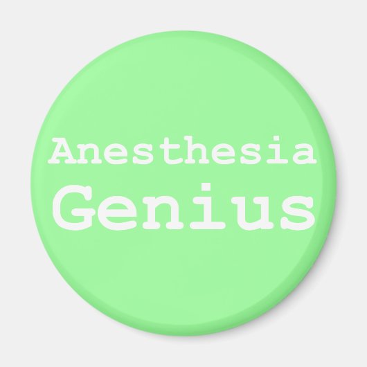 Anesthesie Genius Gifts Magneet (Voorkant)