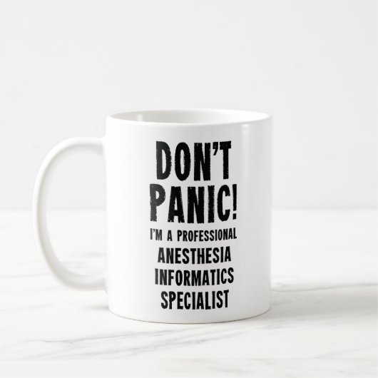 Anesthesie Informatica Specialist Koffie Mok Gift (Links)