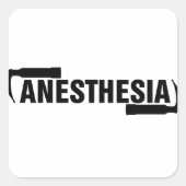 Anesthesie Mac Blade Vierkante Sticker (Voorkant)
