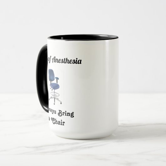 Anesthesie mok (Voorkant links)