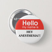 Anesthesie Ronde Button 5,7 Cm (Voorkant /achterkant)