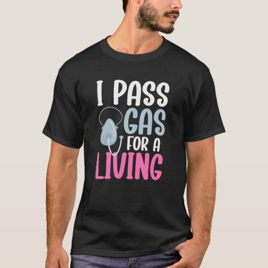 Anesthesie Tech Grappige Anesthesiologie Technicus T-shirt (Voorkant)