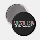 Anesthesie Technicus Retro anesthesie Tech Magneet (Voorkant / Achterkant)