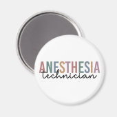 Anesthesie Technicus Retro anesthesie Tech Magneet (Voorkant / Achterkant)