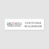 Anesthesie Technicus Retro Anesthesie Tech Naamplaatje (Voorkant)