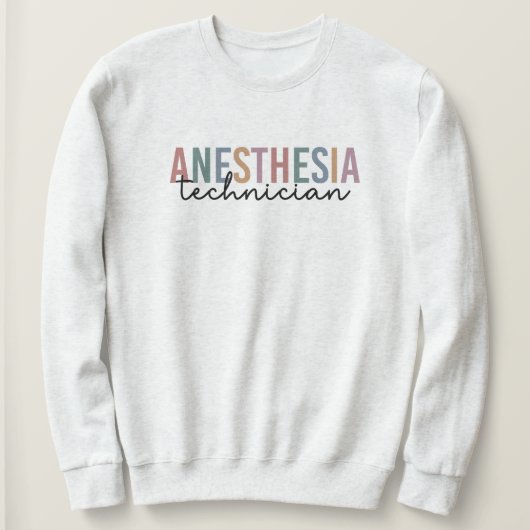 Anesthesie Technicus Retro anesthesie Tech Trui (Design voorkant)