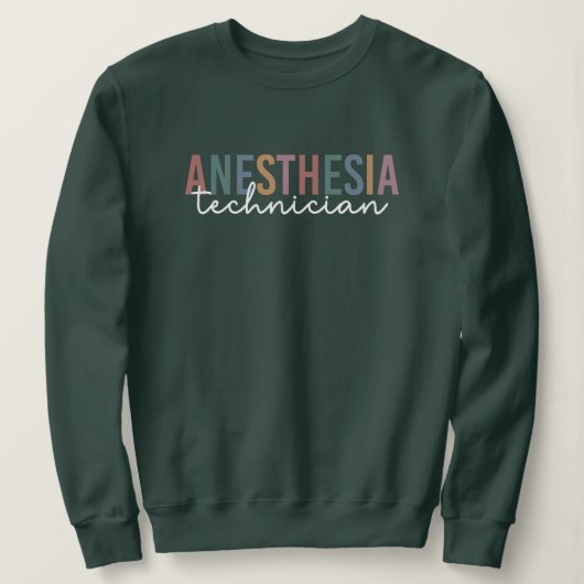 Anesthesie Technicus Retro anesthesie Tech Trui (Design voorkant)