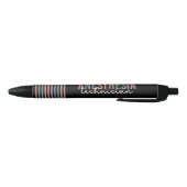Anesthesie Technicus Retro anesthesie Tech Zwarte Inkt Pen (Bodem)