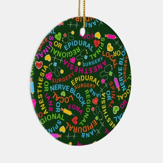 Anesthesie types keramisch ornament (Rechts)