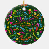 Anesthesie types keramisch ornament (Achterkant)