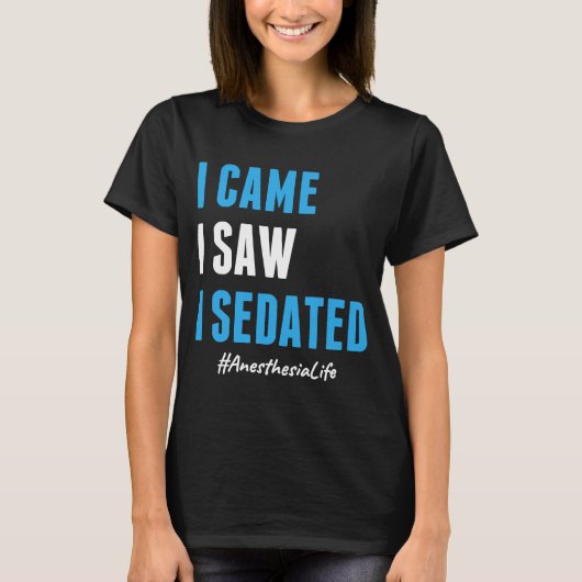 Anesthesie Verpleegkundige CRNA Anesthetist Assist T-shirt (Voorkant)