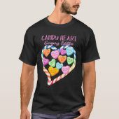 Anesthesie Zelden Valentijnsdag Snoep Hartslag T-shirt (Voorkant)