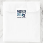 Anesthesiezorg Medisch Teamontwerp Vierkante Sticker (Tas)