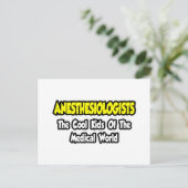 Anesthesiologen...Cool Kinder van Med World Briefkaart (Staand voorkant)