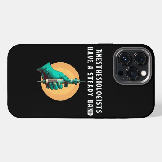 Anesthesiologen hebben stevige anesthesiologische  iPhone hoesje (Achterkant horizontaal)