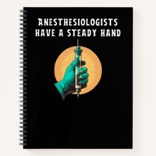 Anesthesiologen hebben stevige anesthesiologische notitieboek