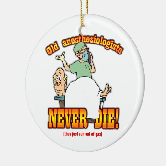 anesthesiologen keramisch ornament (Links)