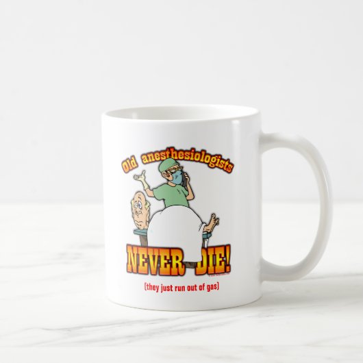 anesthesiologen koffiemok (Rechts)