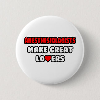 Anesthesiologen maken geweldige overvallen ronde button 5,7 cm