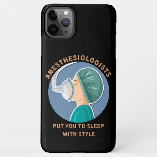 Anesthesiologen zetten je in slaap met stijl iPhone hoesje (Achterkant)