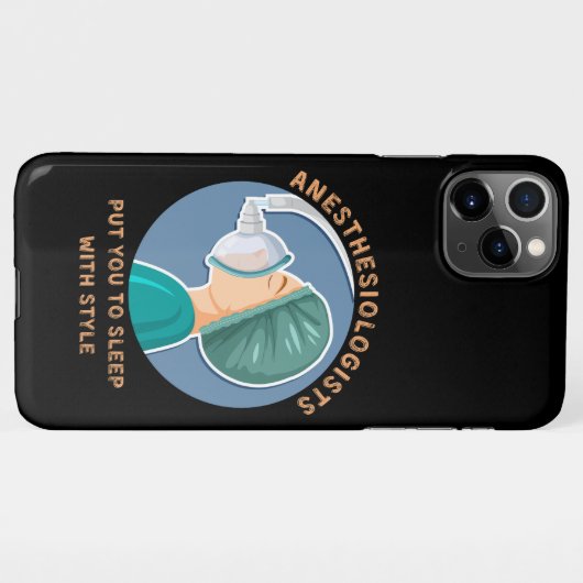 Anesthesiologen zetten je in slaap met stijl iPhone hoesje (Achterkant horizontaal)