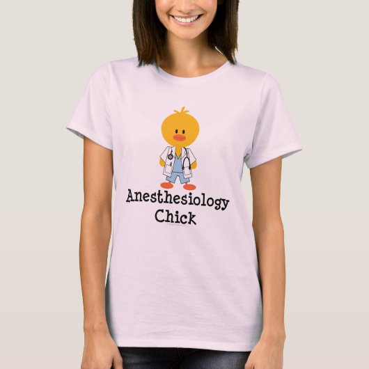 Anesthesiologie Chick Organic Shirt (Voorkant)