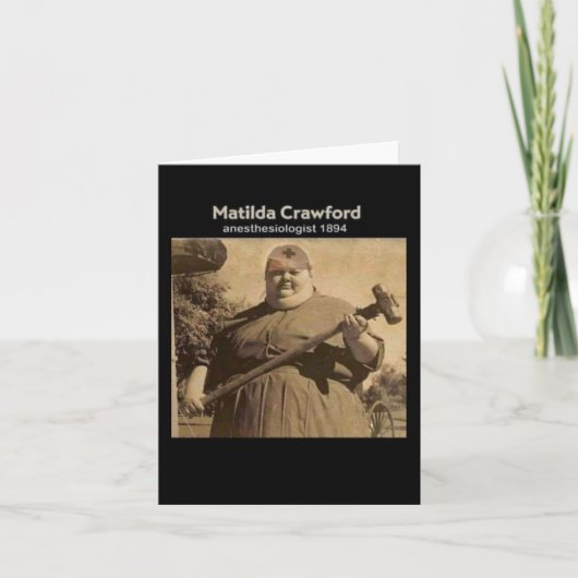 Anesthesiologie Kaart (Voorkant)