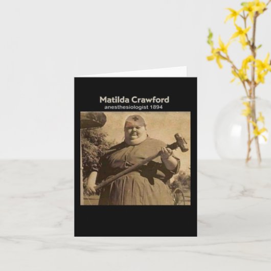 Anesthesiologie Kaart (Gele Bloem)