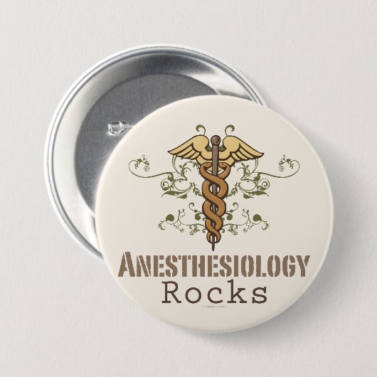 Anesthesiologie Rocks Button (Voorkant /achterkant)