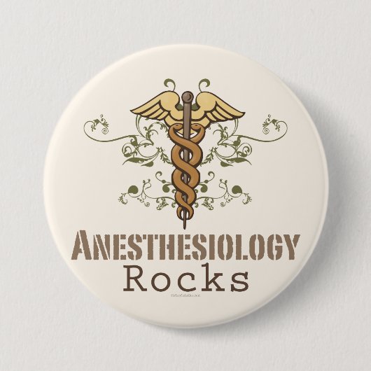 Anesthesiologie Rocks Button (Voorkant)