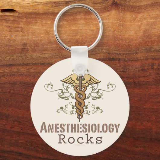 Anesthesiologie Rocks Sleutelhanger (Voorkant)