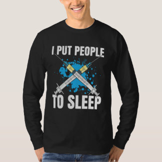 Anesthesiologie voor anesthesioloog verpleegkundig t-shirt