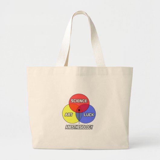 Anesthesiologie.. Wetenschap Kunst Geluk Grote Tote Bag (Voorkant)